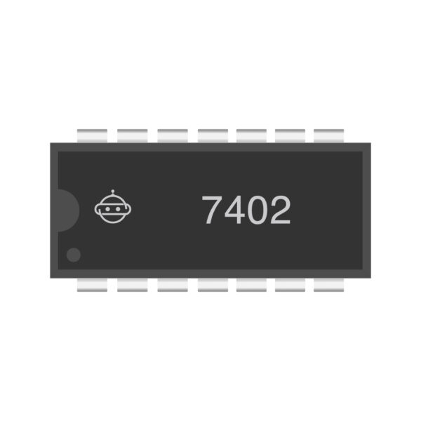 7402 Quad NOR Gate IC – HC02 / LS02 Series for Digital Logic Applications