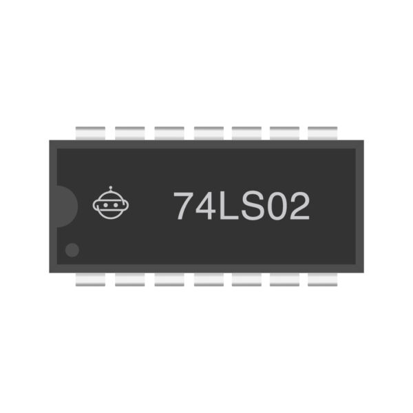 7402 Quad NOR Gate IC – HC02 / LS02 Series for Digital Logic Applications