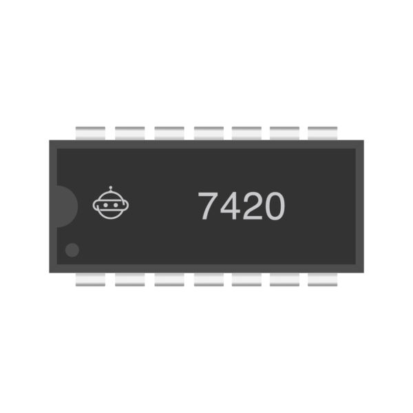 7420 Dual 4-Input NAND Gate IC – Available in HC20 & LS20 Variants for Logic Circuits