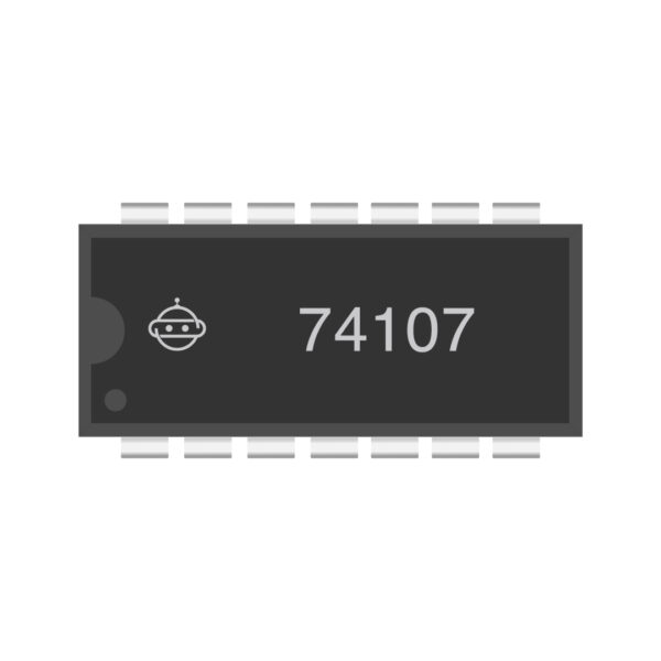 LS107 Dual JK Flip-Flop IC with Clock and Clear Functions