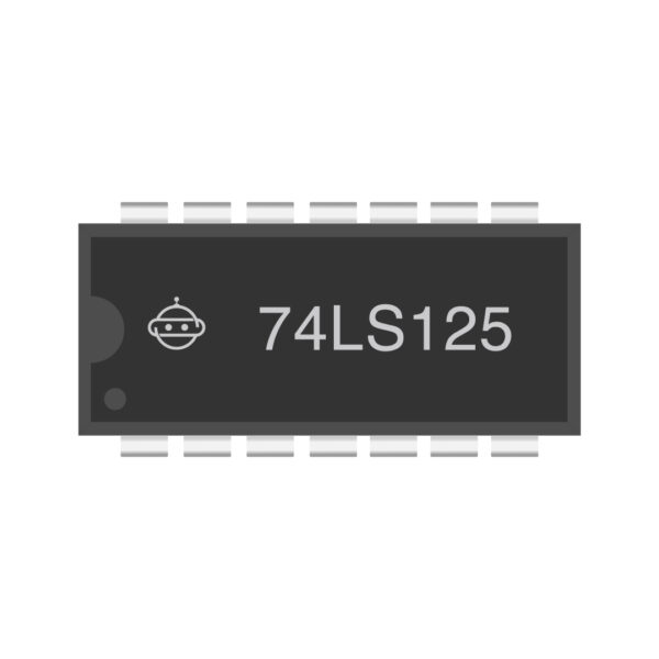 LS125 Quad Bus Buffer IC with 3-State Outputs for Bus Isolation