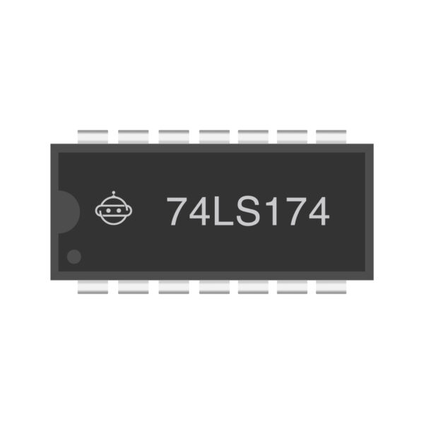 74174 Hex D-Type Flip-Flop with Clear – LS174/HC174