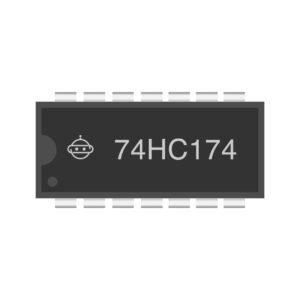74174 Hex D-Type Flip-Flop with Clear – LS174/HC174