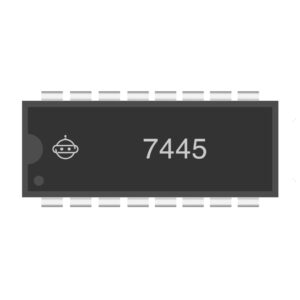 7445 BCD to Decimal Decoder Driver IC for Digital Displays and Logic Control