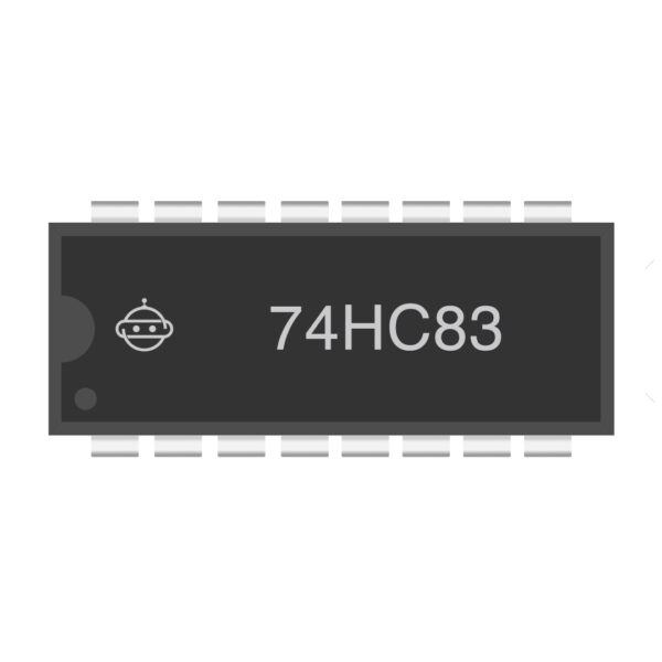 7483 4-Bit Binary Full Adder IC – Available in HC83 and LS83 Variants for Arithmetic Circuits